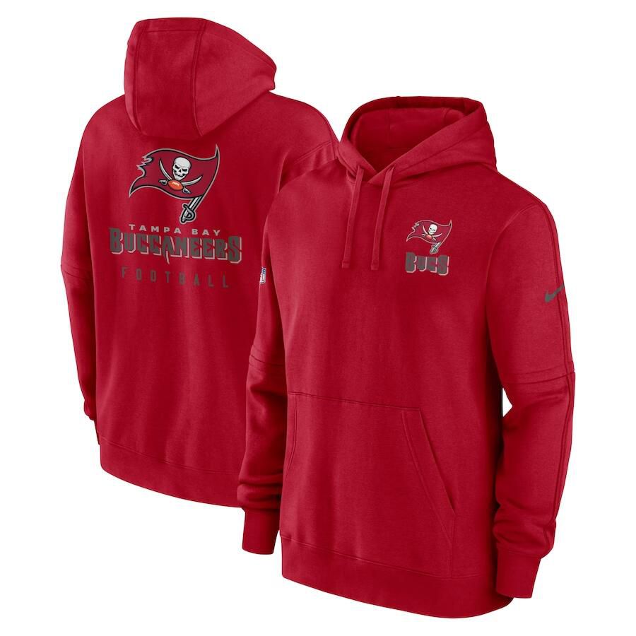 Men 2023 NFL Tampa Bay Buccaneers red Sweatshirt style 1->tampa bay buccaneers->NFL Jersey